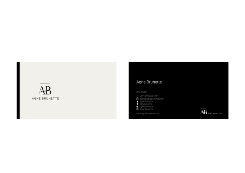 Agne_Make_up_Branding_Business_Card_design