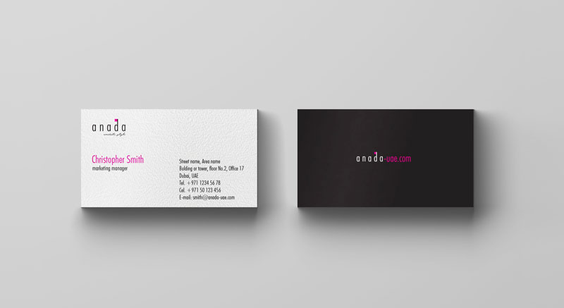 Anada_Branding_Business_Card_design